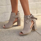 Lize - Stylish Tie-Up Ankle Boots with a Vesper Aesthetic