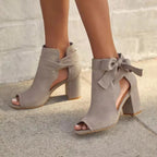 Lize - Stylish Tie-Up Ankle Boots with a Vesper Aesthetic