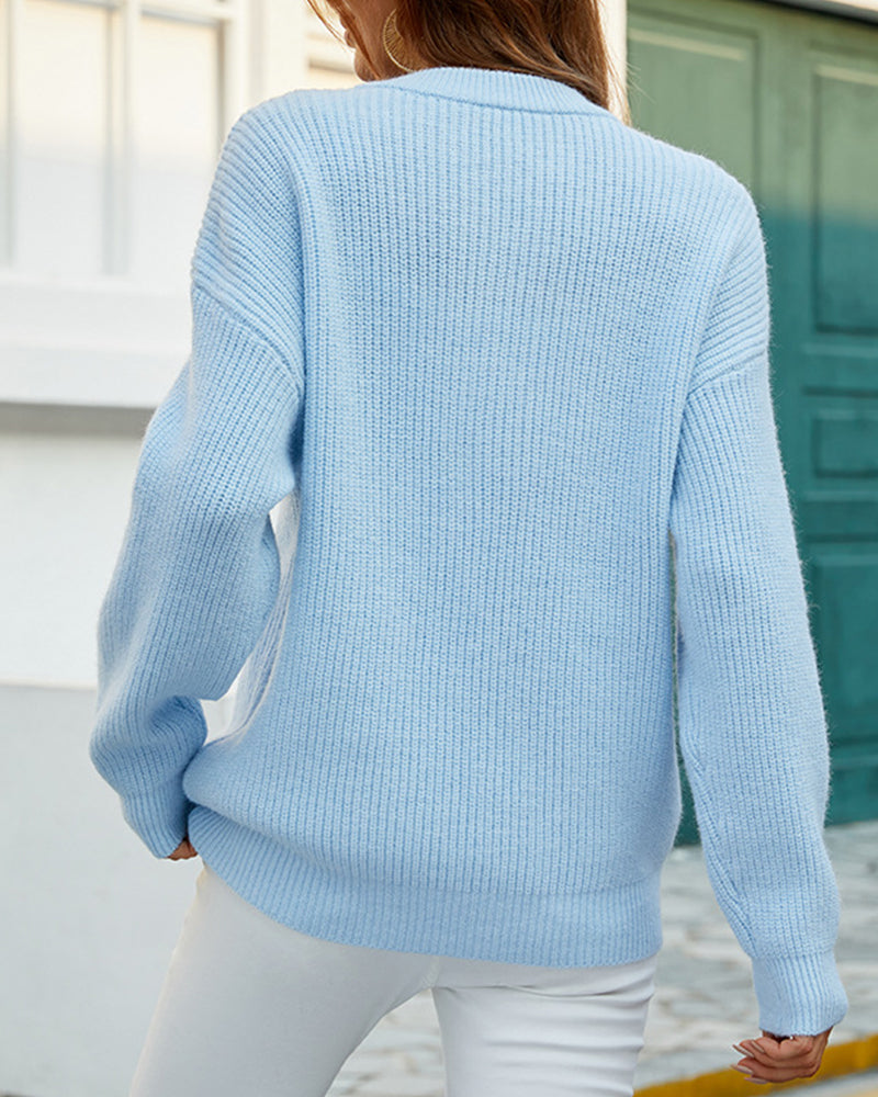Benthe | Cozy Chunky Knit Sweater with Round Neck