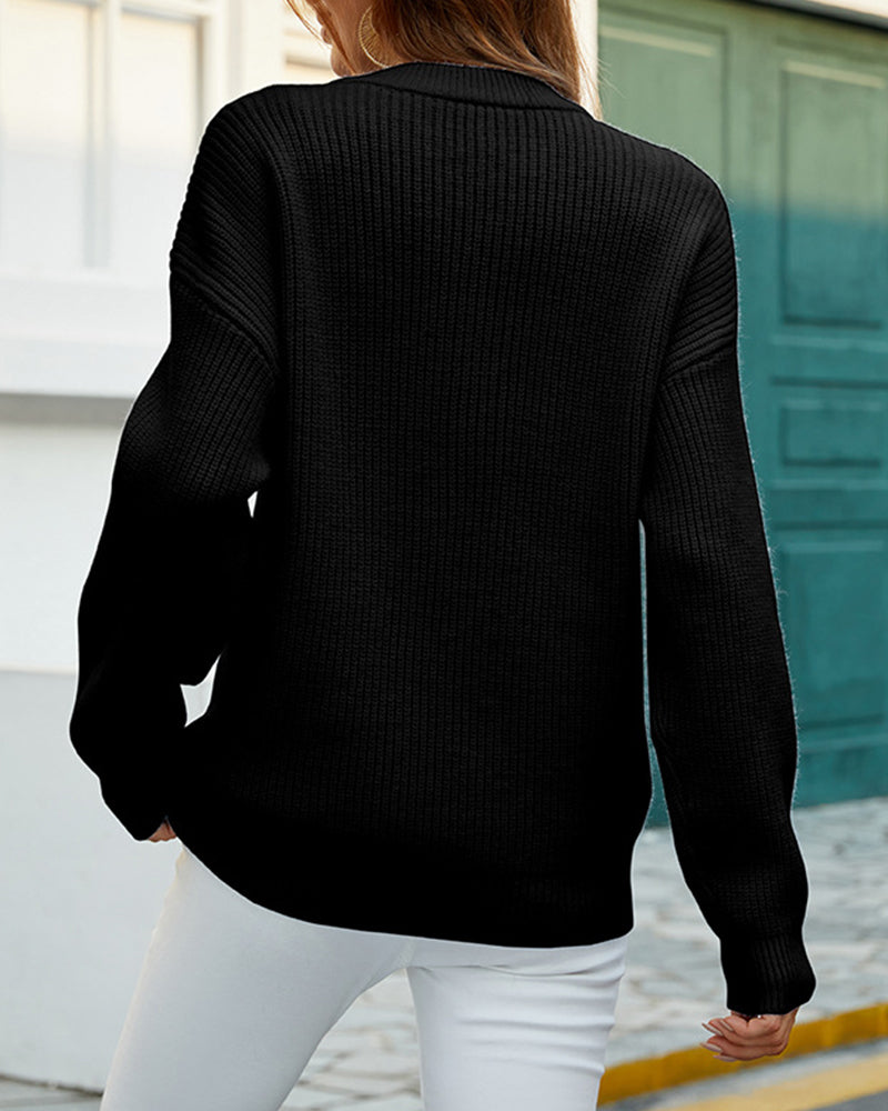 Benthe | Cozy Chunky Knit Sweater with Round Neck