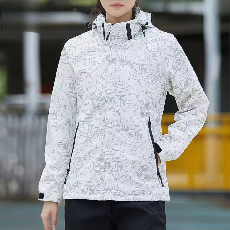 Women's Hooded Waterproof Rain Jacket