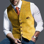 Boss | Checked Waistcoat for Business Attire