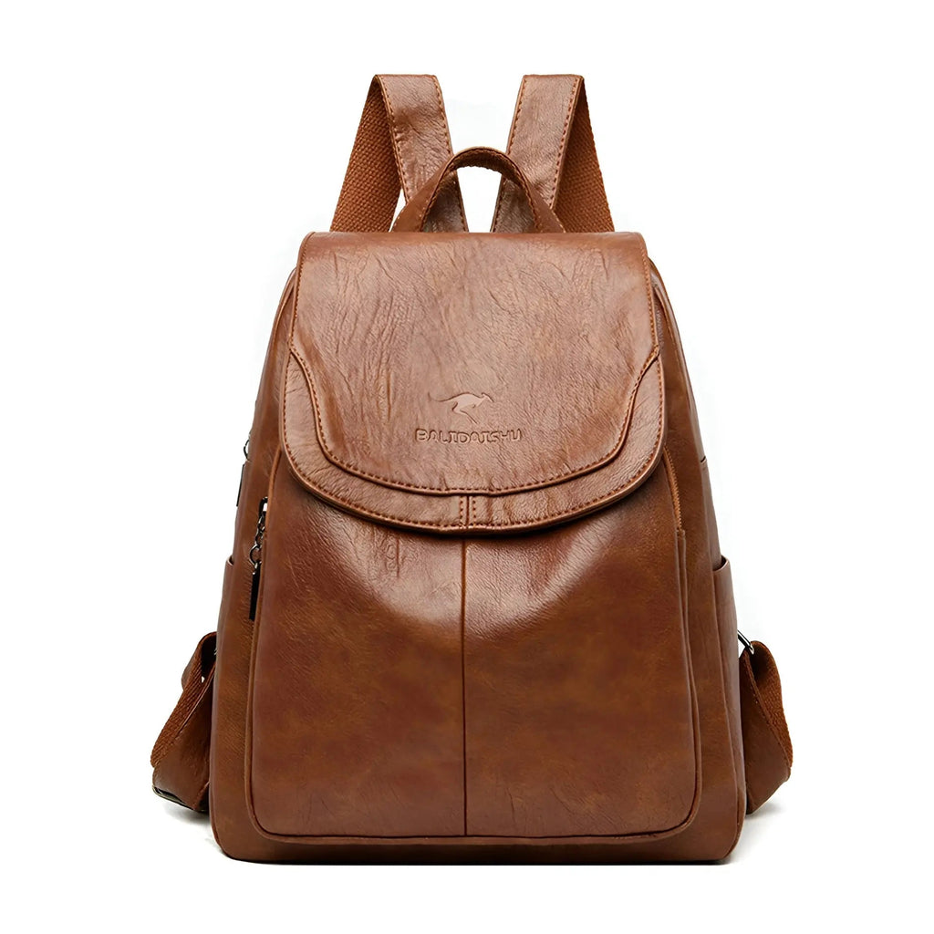 Isabella Classic Leather Backpack for Women