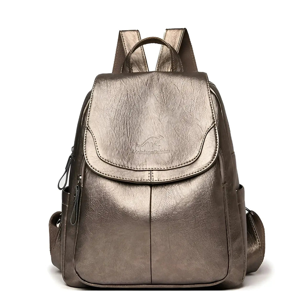 Isabella Classic Leather Backpack for Women