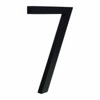 Minimalist Matte Black Modern House Number