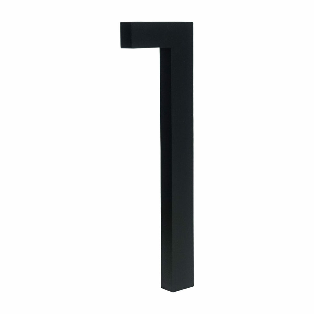 Minimalist Matte Black Modern House Number