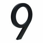 Minimalist Matte Black Modern House Number