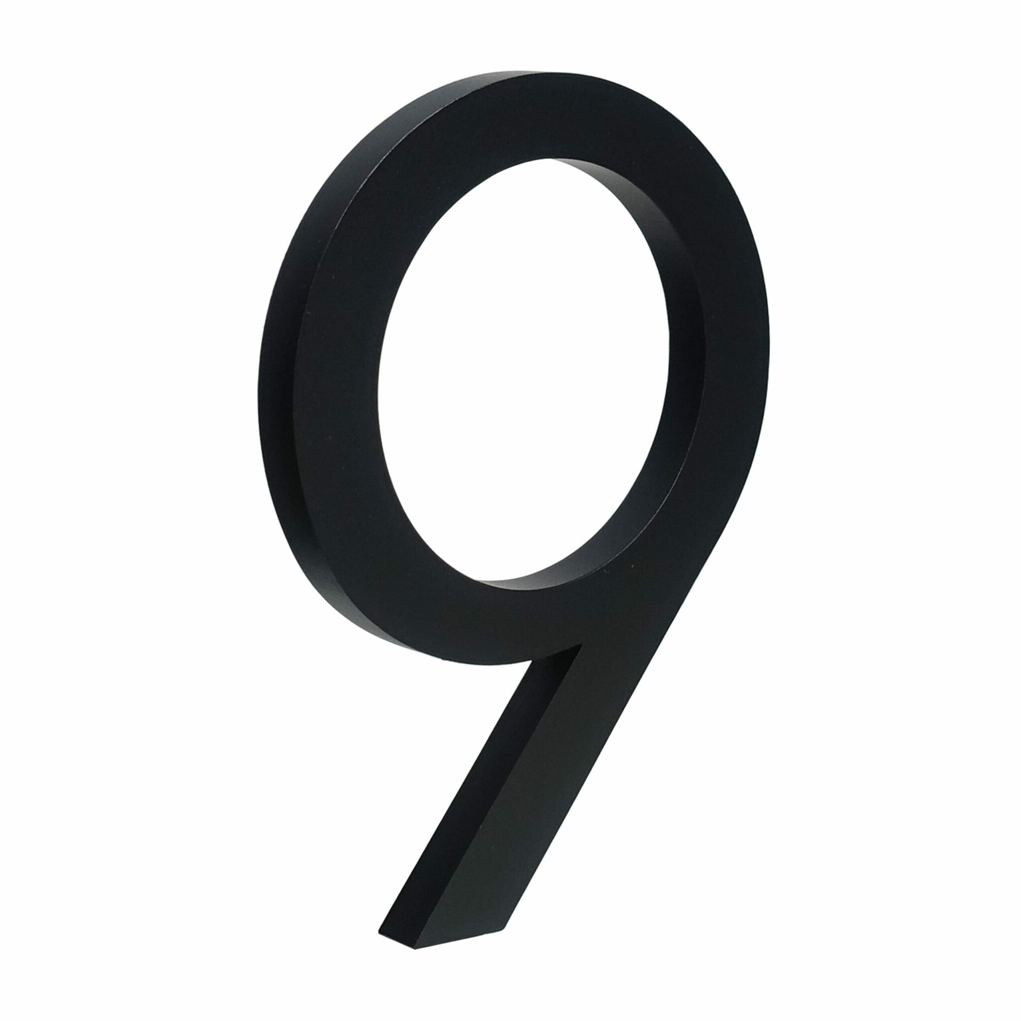 Minimalist Matte Black Modern House Number
