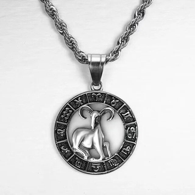 Bryan | Silver Zodiac Constellation Necklace