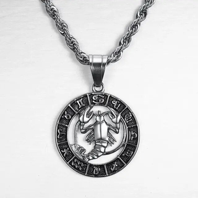 Bryan | Silver Zodiac Constellation Necklace