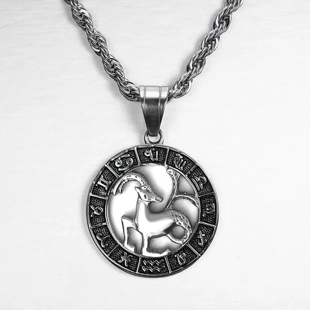 Bryan | Silver Zodiac Constellation Necklace