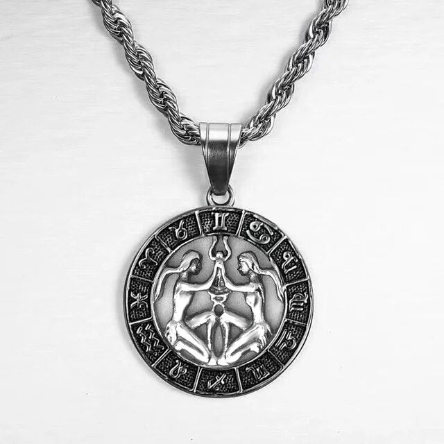 Bryan | Silver Zodiac Constellation Necklace
