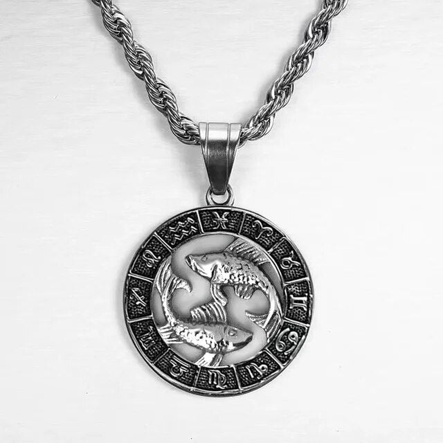 Bryan | Silver Zodiac Constellation Necklace