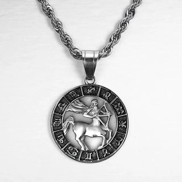 Bryan | Silver Zodiac Constellation Necklace