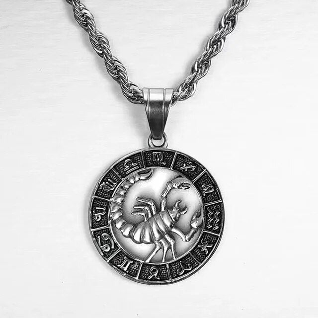 Bryan | Silver Zodiac Constellation Necklace