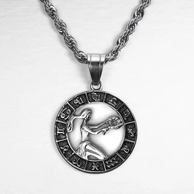 Bryan | Silver Zodiac Constellation Necklace