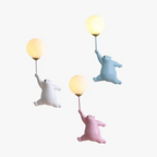 TeddyGlow Wall-Mounted Bear LED Lamp