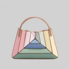 GeoChic Geometric Pattern Handbag - Trendy and Stylish