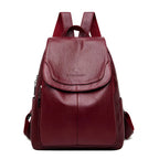 Isabella Classic Leather Backpack for Women
