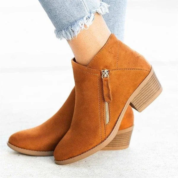 Tijn - Zip-Up Ankle Boots
