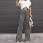 Carra | Flared Leg Trousers
