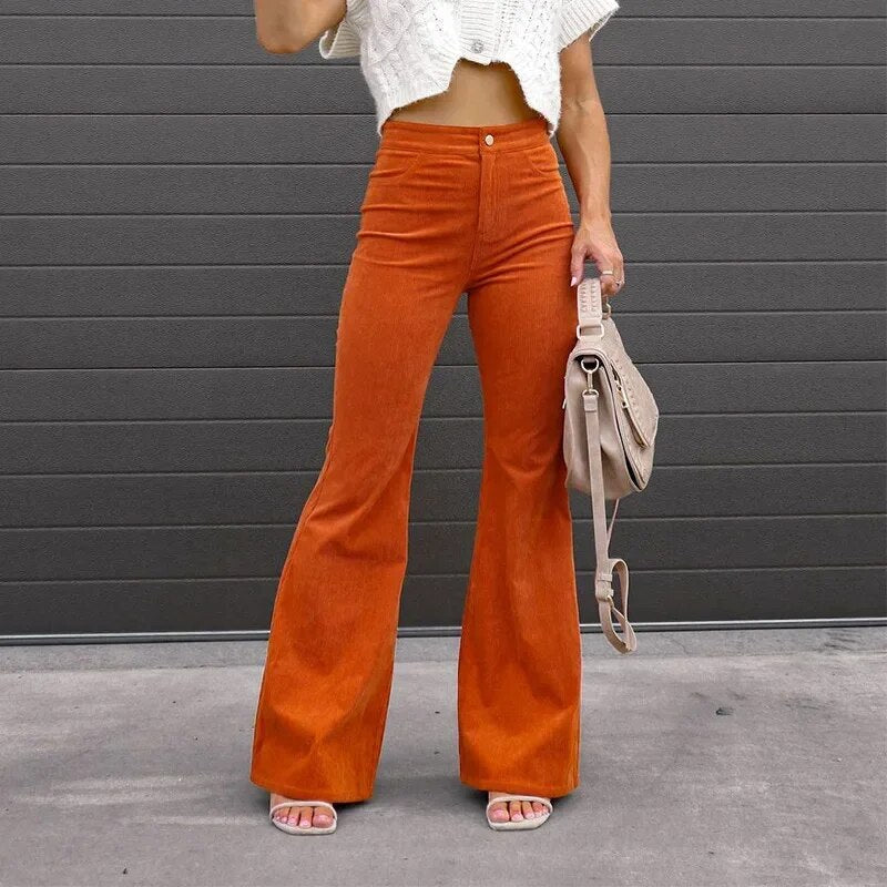 Carra | Flared Leg Trousers