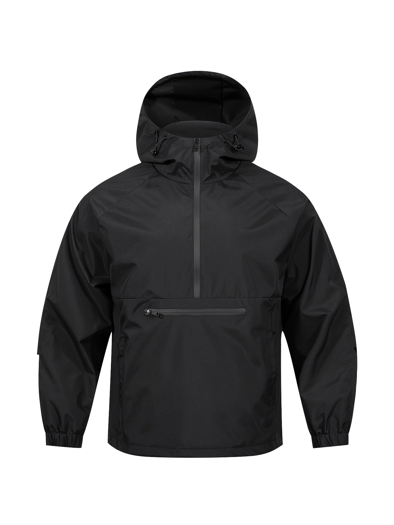 Casual Sports Jacket with Hood and Long Sleeves