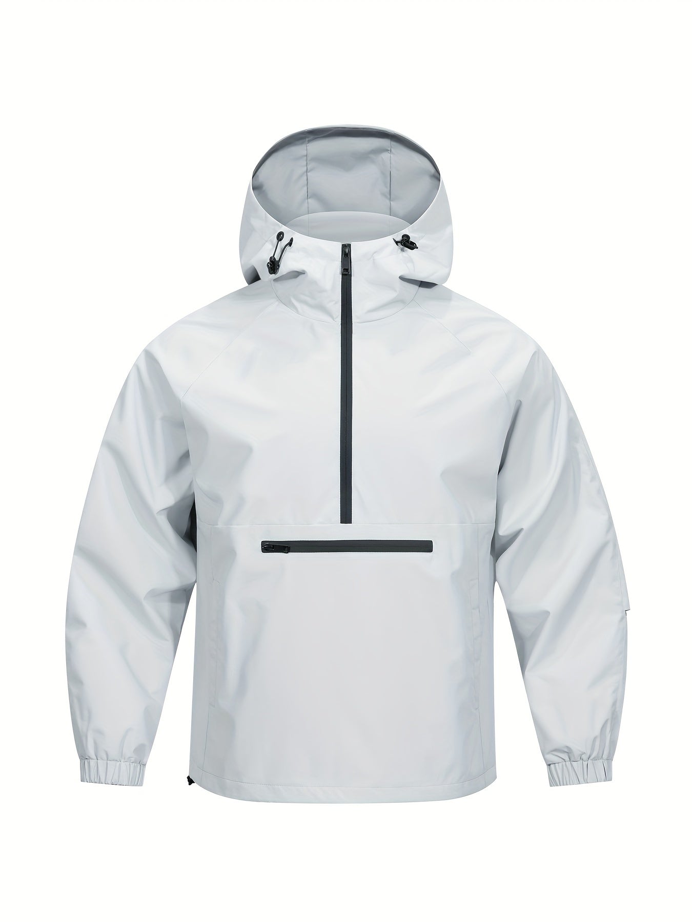 Casual Sports Jacket with Hood and Long Sleeves