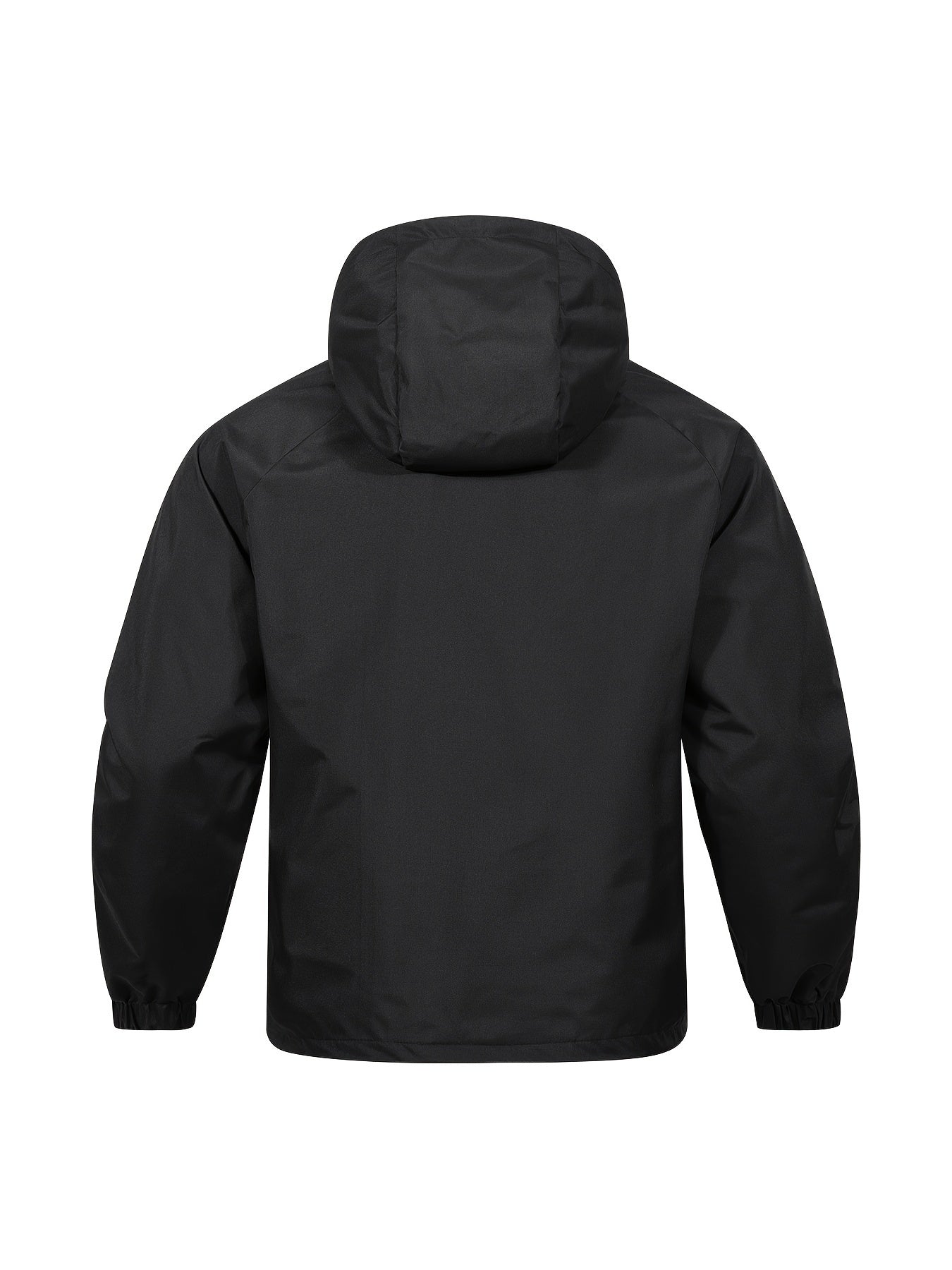 Casual Sports Jacket with Hood and Long Sleeves