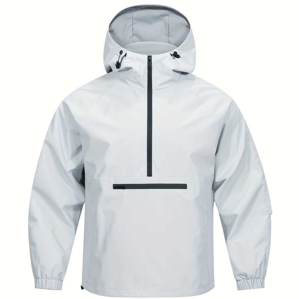 Casual Sports Jacket with Hood and Long Sleeves
