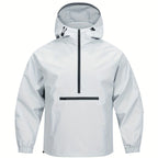 Casual Sports Jacket with Hood and Long Sleeves