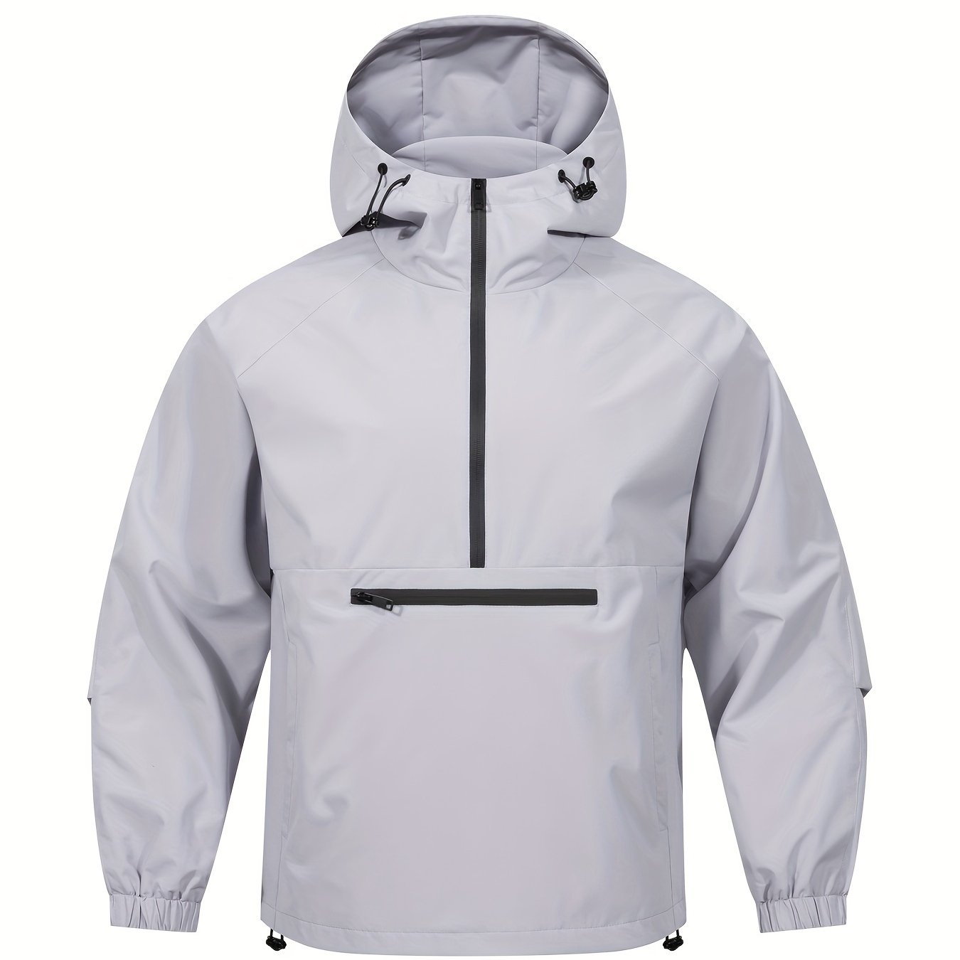 Casual Sports Jacket with Hood and Long Sleeves