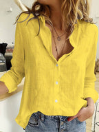 Verona - Relaxed Linen Button-Up Shirt