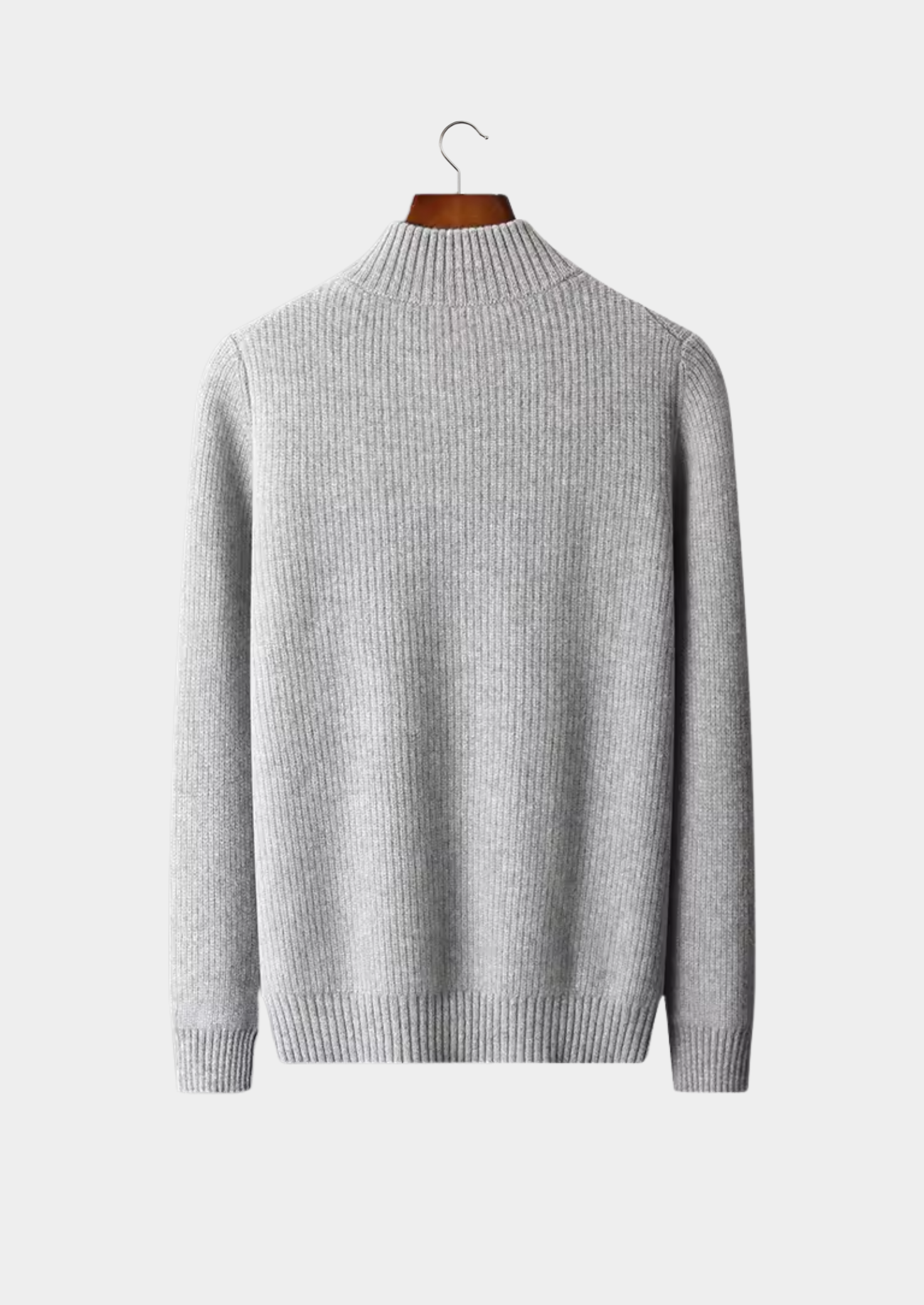 Luxurious Extra-Fine Merino Wool Ribbed Cardigan