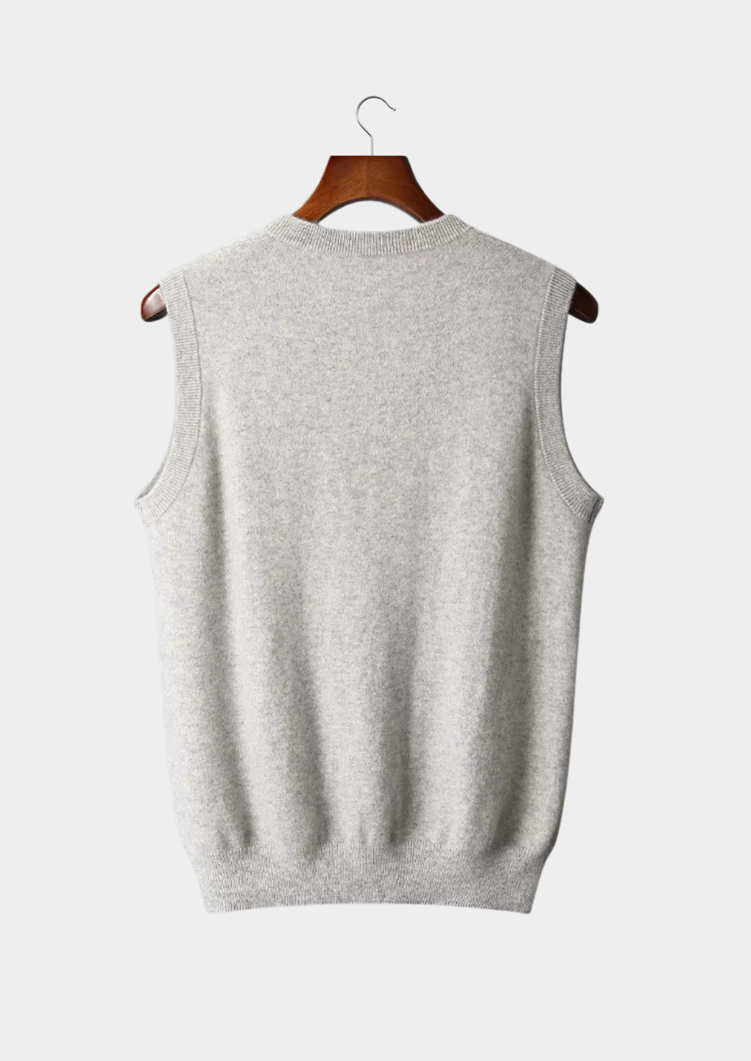 Premium Extra-Fine Merino Wool V-Neck Sweater Vest