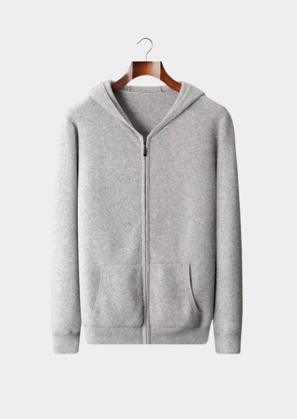 Premium Extra-Fine Merino Wool Zipper Hoodie