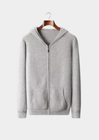 Premium Extra-Fine Merino Wool Zipper Hoodie