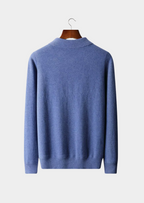 Premium Extra-Fine Merino Wool Half-Zip Polo