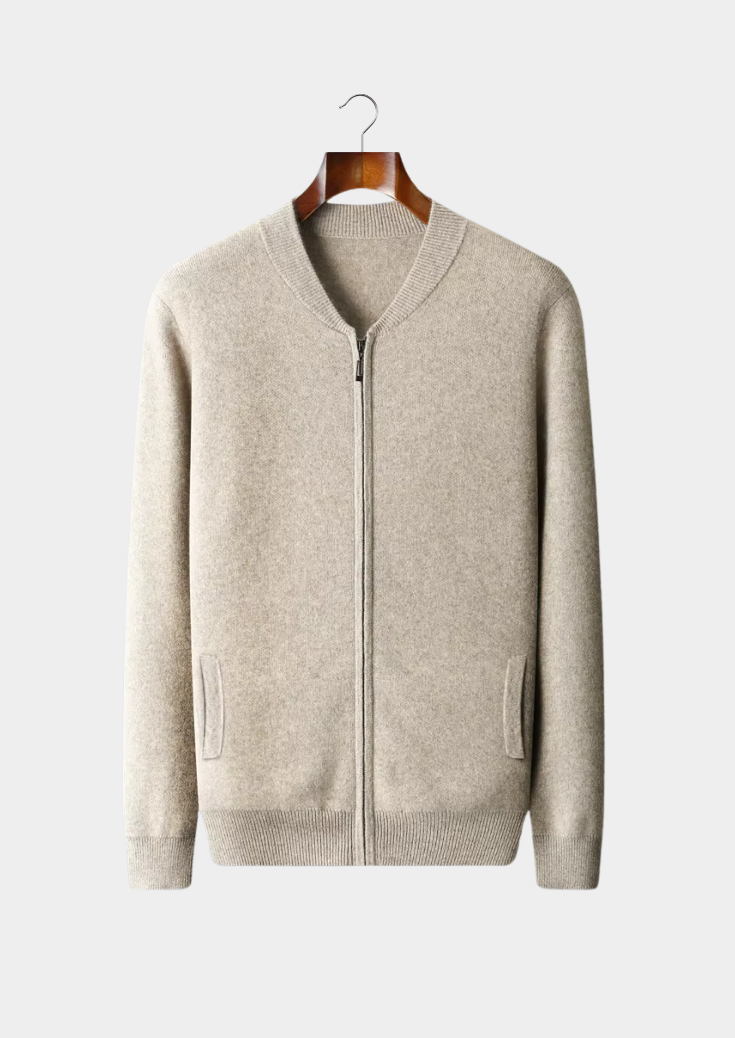 Luxurious Extra-Fine Merino Wool V-Neck Cardigan