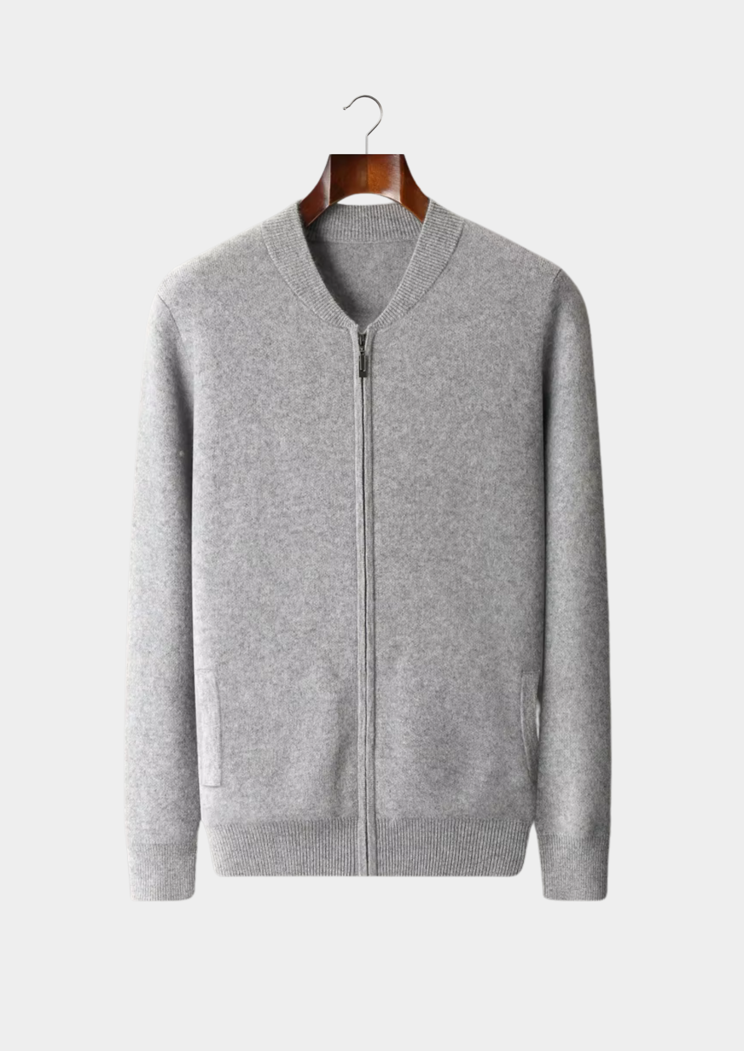 Luxurious Extra-Fine Merino Wool V-Neck Cardigan