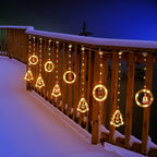 Illuminated Christmas Wish Ring with 10 Mini Figures