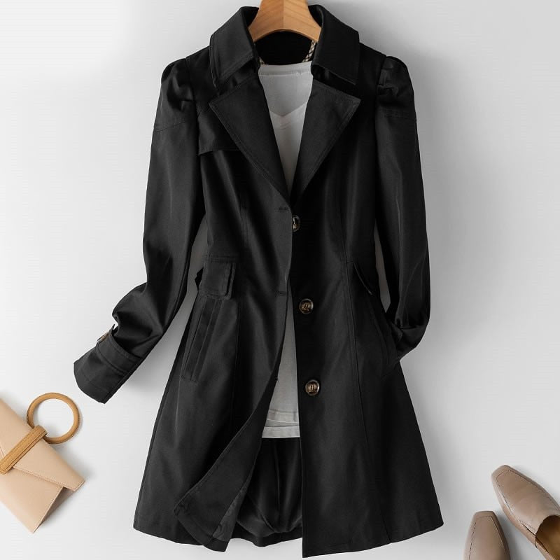Chic Women's Tailored Trench Coat