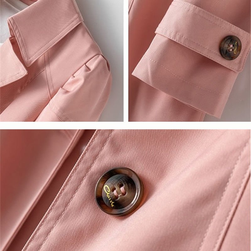 Chic Women's Tailored Trench Coat