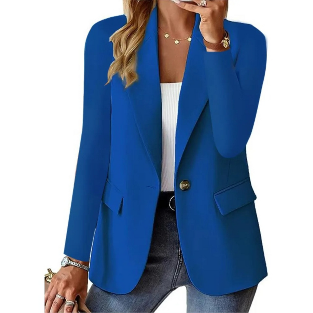 Charlotte | Chic Women's Blazer with Pockets and Buckle for the Professional Look