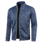 Christian | Men's Windproof Jacket with Pockets and Stand-Up Collar