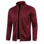 Christian | Men's Windproof Jacket with Pockets and Stand-Up Collar