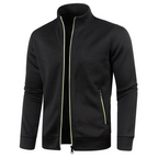 Christian | Men's Windproof Jacket with Pockets and Stand-Up Collar