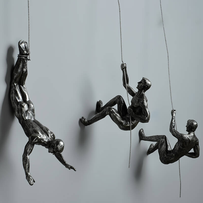 PeakFigures Wall Sculpture for Climbing Enthusiasts