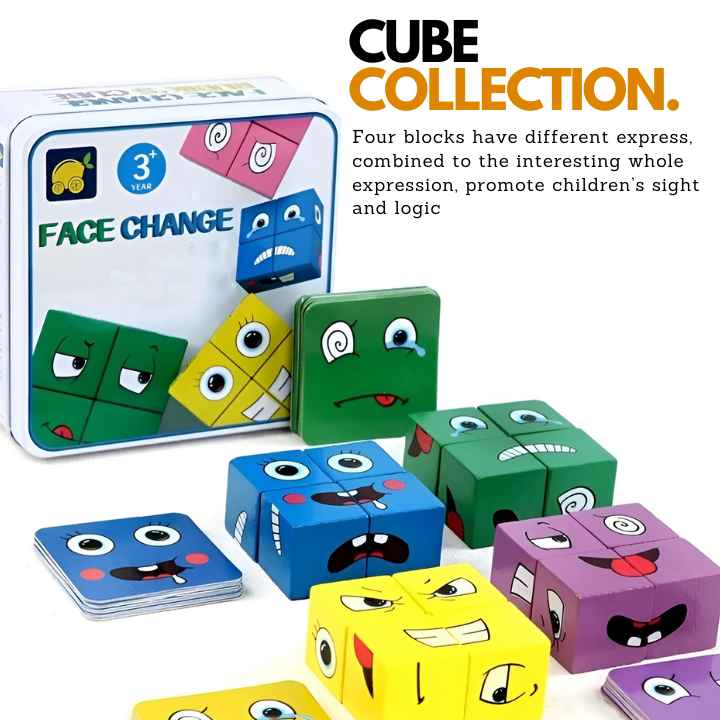 Emoji Blocks Educational Set for Enhancing Emotional and Motor Skills