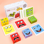 Emoji Blocks Educational Set for Enhancing Emotional and Motor Skills